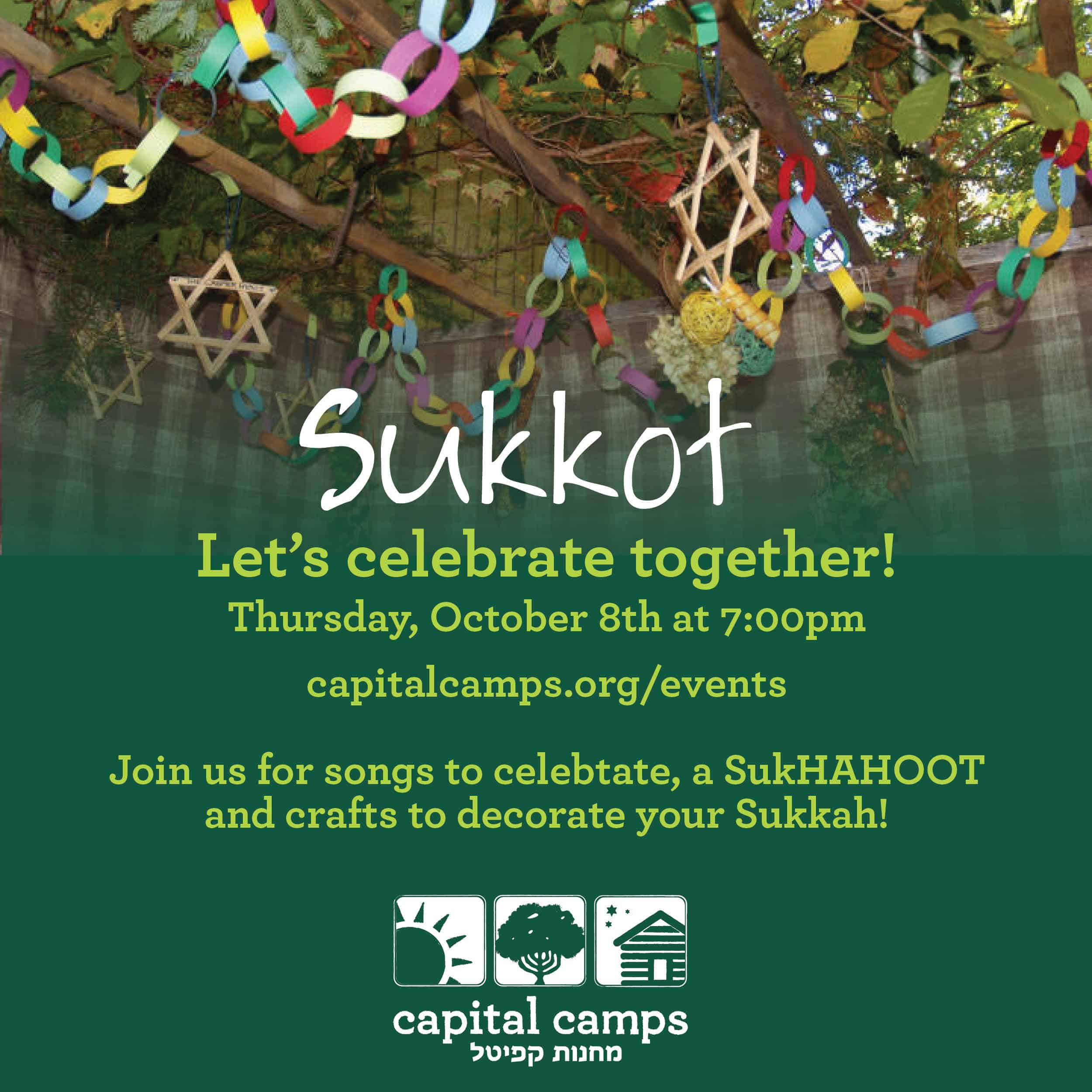 Capital Camps Sukkot Program with SuKAHOOT! JConnect