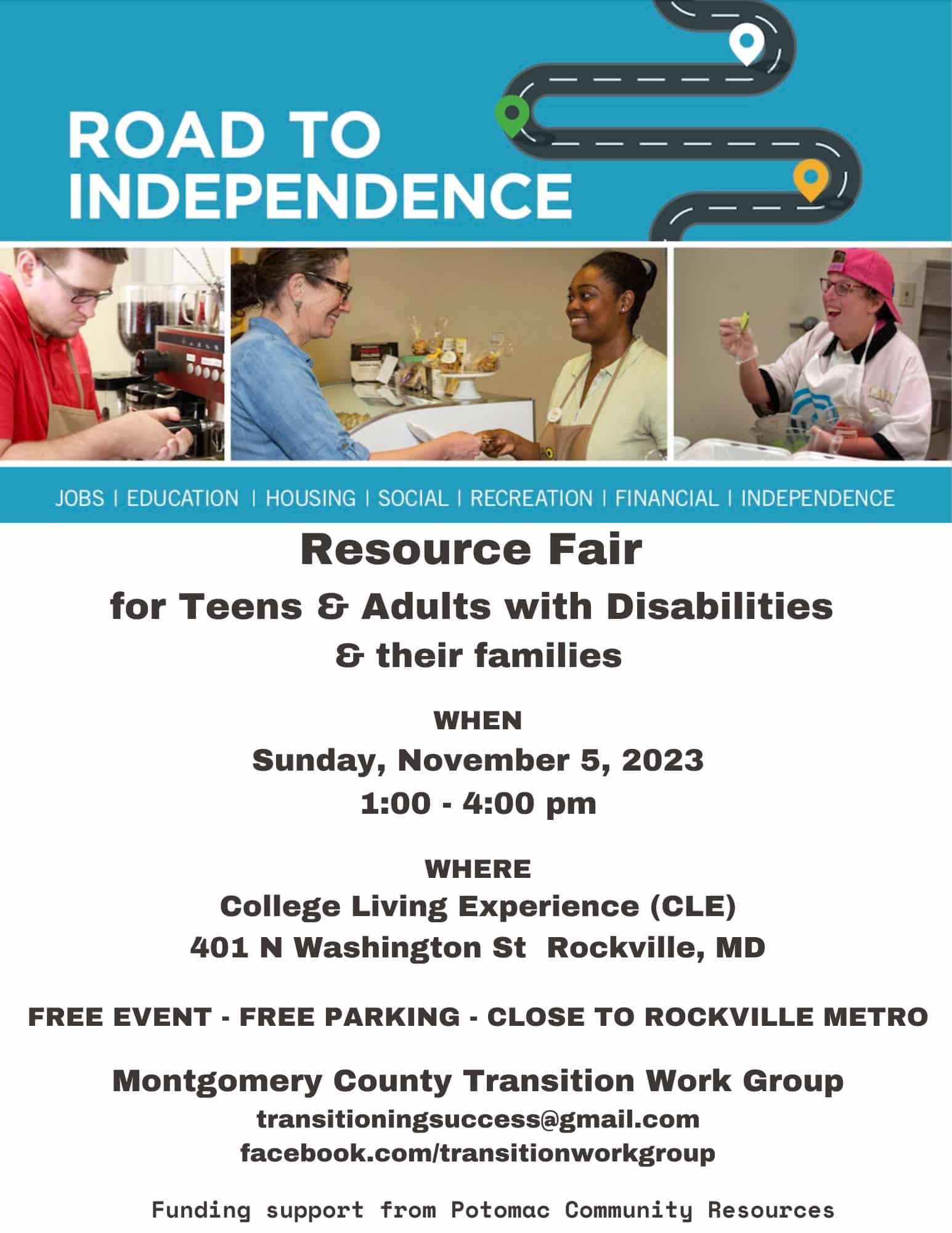 Road to Independence Resource Fair JConnect